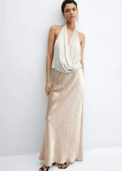 Jupe Extra Longue Satinée -New Trendy Shop 57079122 08 D2