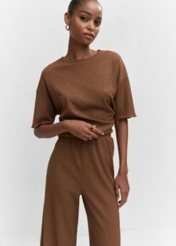 Jupe-culotte Texturée -New Trendy Shop 57082505 30 D1