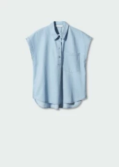 Chemise Coton à Poche 11 Chemise Coton à Poche -New Trendy Shop 57082506 TC B