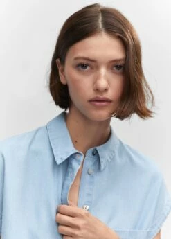 Chemise Coton à Poche 9 Chemise Coton à Poche -New Trendy Shop 57082506 TC D1