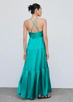 Robe Satinée Froncée 15 Robe Satinée Froncée -New Trendy Shop 57082883 46 R