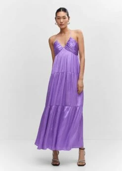 Robe Satinée Froncée 20 Robe Satinée Froncée -New Trendy Shop 57082883 68 99999999 01