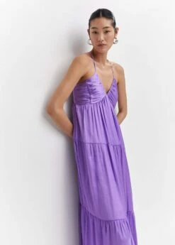 Robe Satinée Froncée 23 Robe Satinée Froncée -New Trendy Shop 57082883 68 D2