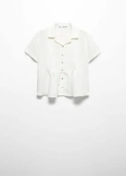 Chemise Lin Plissée -New Trendy Shop 57082896 02 B