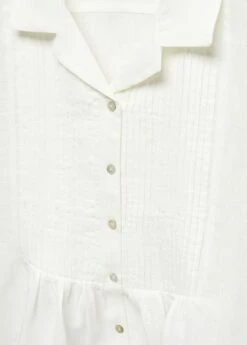 Chemise Lin Plissée -New Trendy Shop 57082896 02 D8