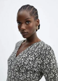 Robe Texturée Imprimée -New Trendy Shop 57083799 99 D4