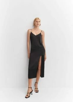 Robe Satinée Ouverture -New Trendy Shop 57083800 99 D2