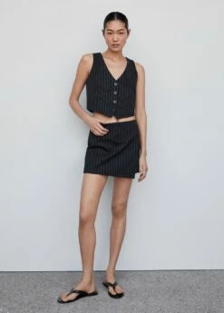 Gilet Crop Boutons 24 Gilet Crop Boutons -New Trendy Shop 57083808 69 99999999 01