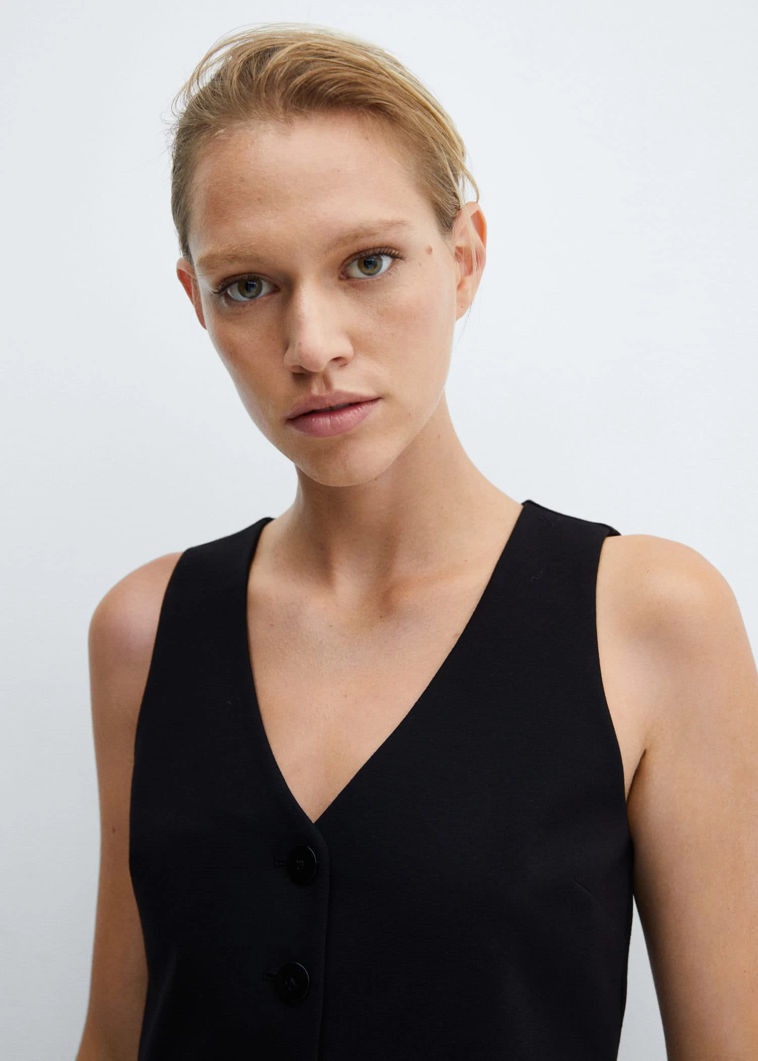 Gilet Crop Boutons 4 Gilet Crop Boutons – Image 4