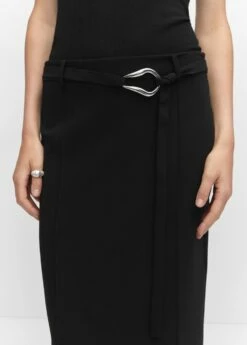 Jupe Fendue Ceinture -New Trendy Shop 57083809 99 D6