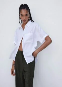 Pantalon Droit Plissé -New Trendy Shop 57083811 37 D1