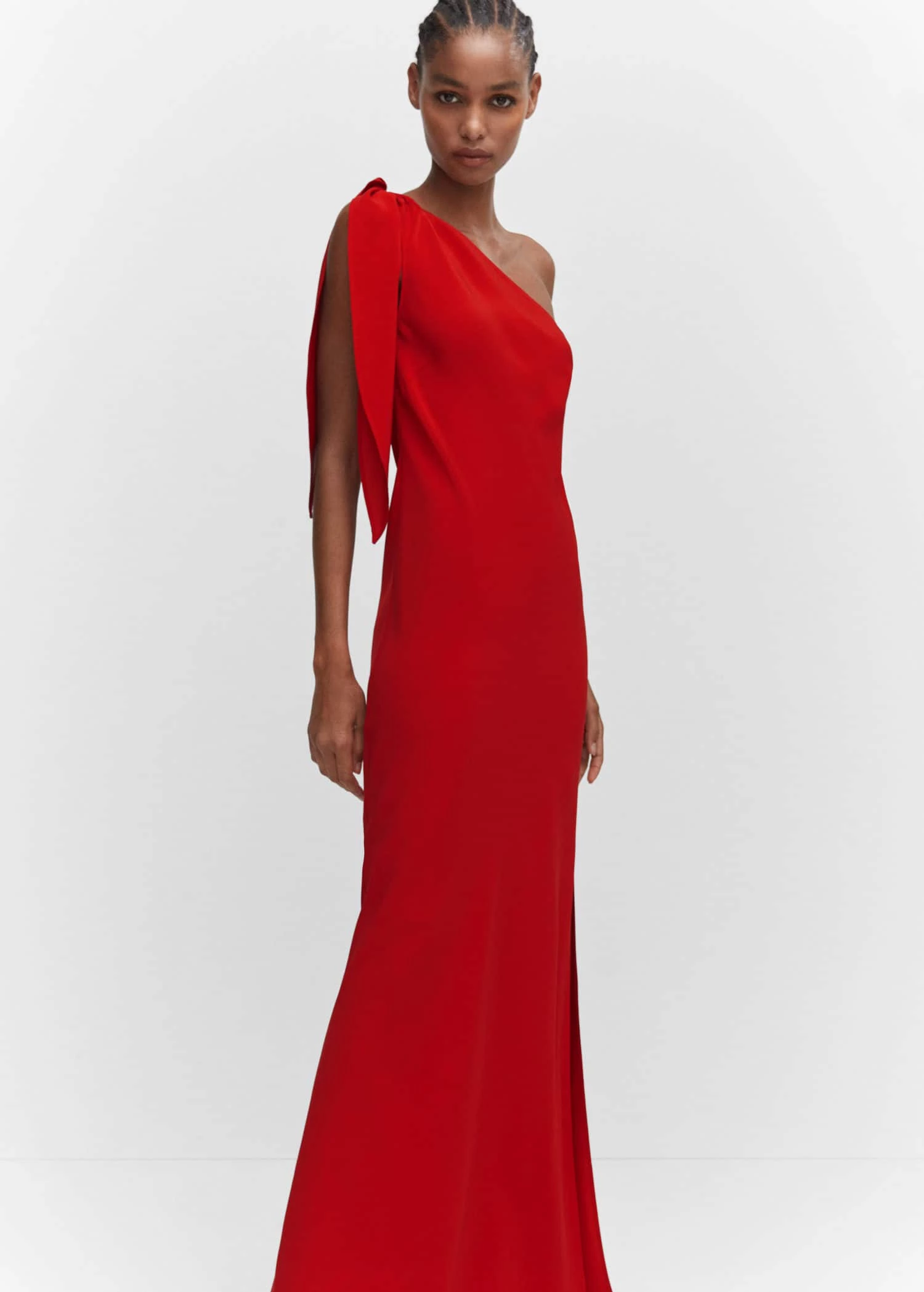 Robe Asymétrique Nœud 8 Robe Asymétrique Nœud – Image 8