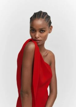 Robe Asymétrique Nœud 25 Robe Asymétrique Nœud -New Trendy Shop 57083814 70 D1