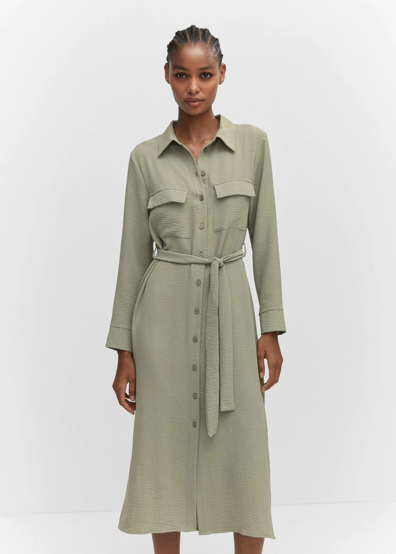 Robe Chemisier Nœud 1 Robe Chemisier Nœud