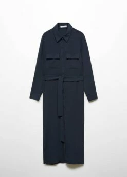 Robe Chemisier Nœud 27 Robe Chemisier Nœud -New Trendy Shop 57084008 56 B