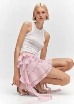 Jupe Gaze Volants -New Trendy Shop 57084433 83 D2