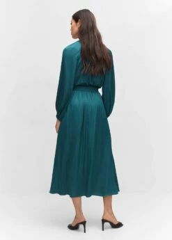 Robe Satinée Manches Bouffantes -New Trendy Shop 57084762 59 R