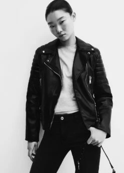 Veste Biker Similicuir -New Trendy Shop 57085134 99 D2