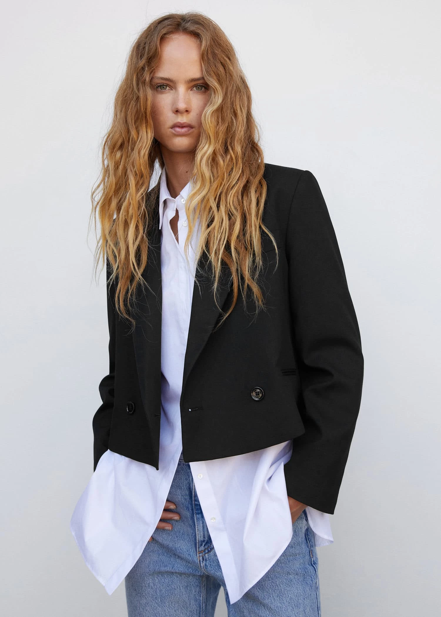 Veste Courte Double Boutonnage 1 Veste Courte Double Boutonnage