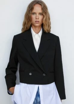 Veste Courte Double Boutonnage 13 Veste Courte Double Boutonnage -New Trendy Shop 57085138 99 D4