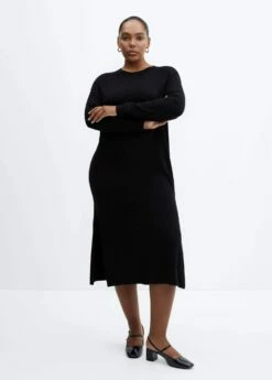 Robe Maille Col Rond -New Trendy Shop 57085793 99 D3