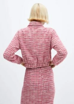 Veste Tweed Pied-de-poule -New Trendy Shop 57085797 85 R