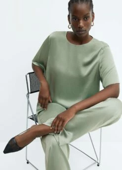 Blouse Satinée -New Trendy Shop 57085976 40 D4