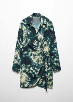 Robe Tie And Dye Détail Nœud -New Trendy Shop 57086024 43 B