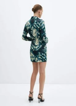 Robe Tie And Dye Détail Nœud -New Trendy Shop 57086024 43 R