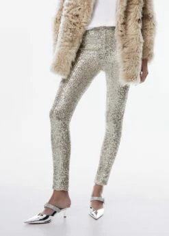 Pantalon élastique Sequins