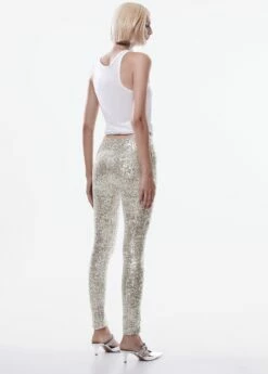 Pantalon élastique Sequins -New Trendy Shop 57087123 04 R