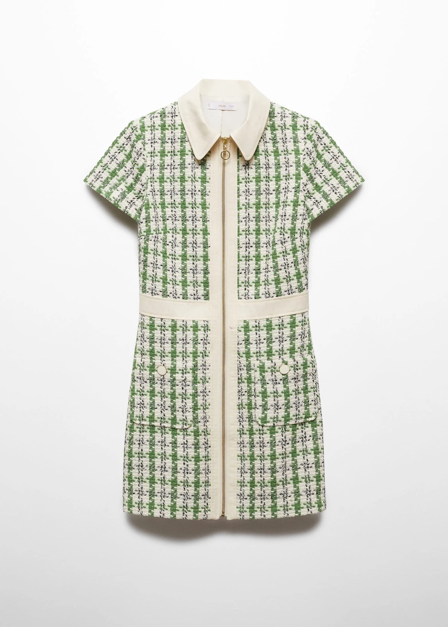 Robe Tweed Fermeture Éclair 8 Robe Tweed Fermeture Éclair – Image 8