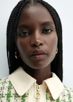 Robe Tweed Fermeture Éclair 11 Robe Tweed Fermeture Éclair -New Trendy Shop 57087715 43 D1