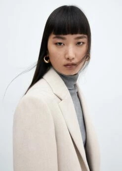 Veste Structurée Longue -New Trendy Shop 57087721 05 D1