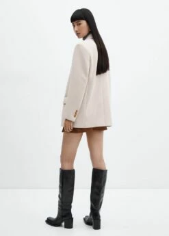 Veste Structurée Longue -New Trendy Shop 57087721 05 R