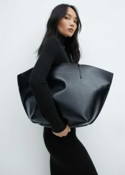 Robe Midi Maille Côtelée Col Montant -New Trendy Shop 57087730 99 D2