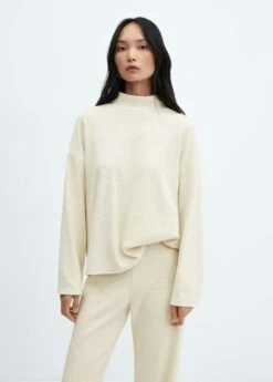 Pantalon Droit Maille -New Trendy Shop 57087741 05 D1