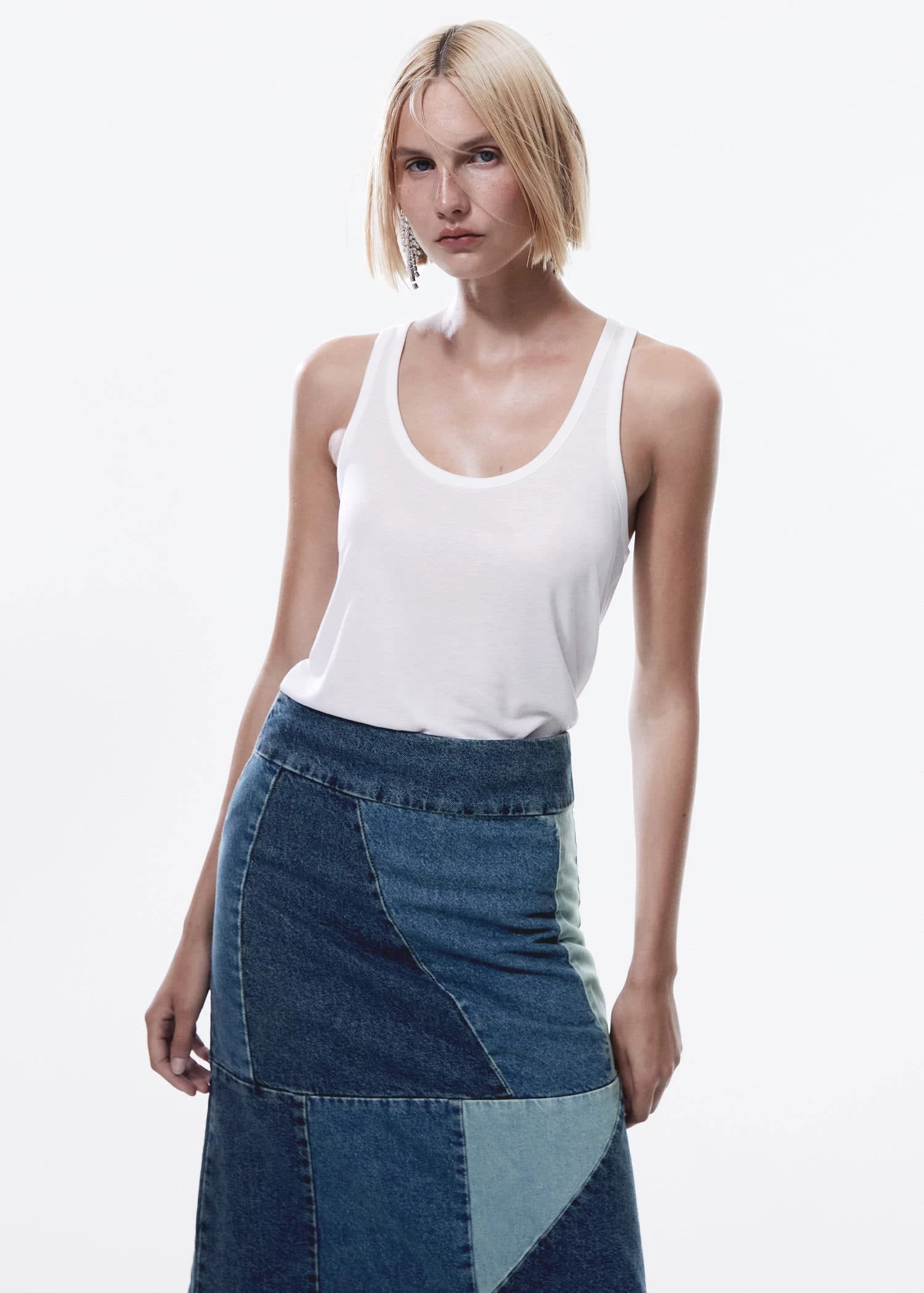 Jupe En Jean Patchwork 1 Jupe En Jean Patchwork