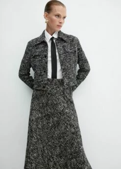 Jupe Midi Tweed -New Trendy Shop 57087751 99 D1