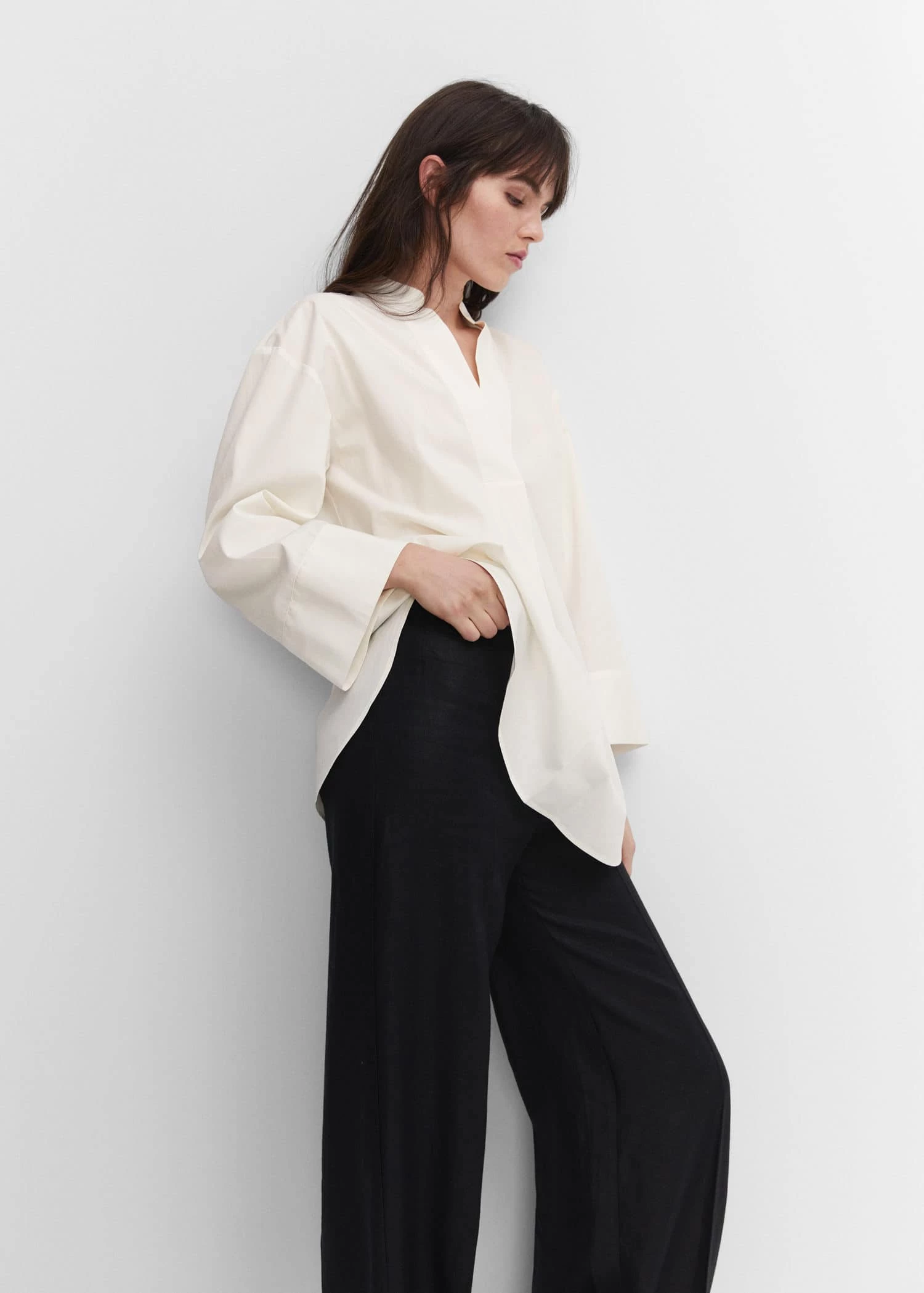 Blouse Oversize Col V 12 Blouse Oversize Col V – Image 12