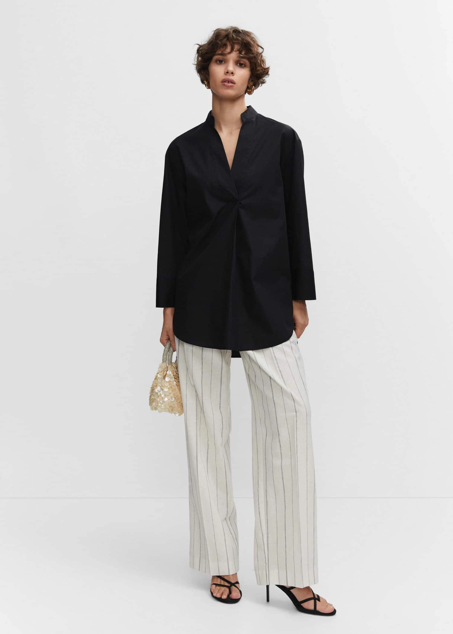 Blouse Oversize Col V 2 Blouse Oversize Col V – Image 2