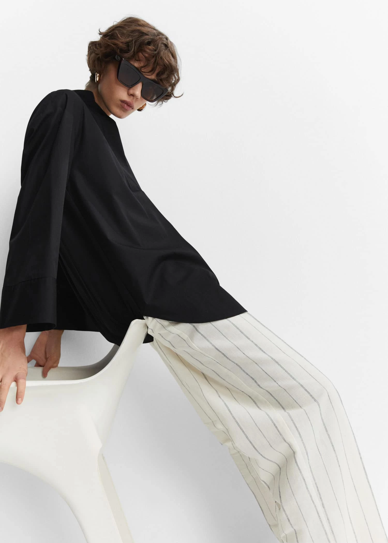 Blouse Oversize Col V 5 Blouse Oversize Col V – Image 5