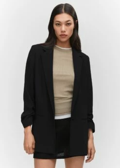 Veste Manches Froncées