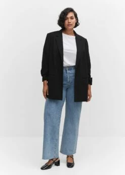 Veste Manches Froncées -New Trendy Shop 57093795 99 D3