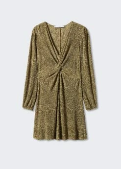 Robe Courte Imprimée Nœud 17 Robe Courte Imprimée Nœud -New Trendy Shop 57093799 37 B