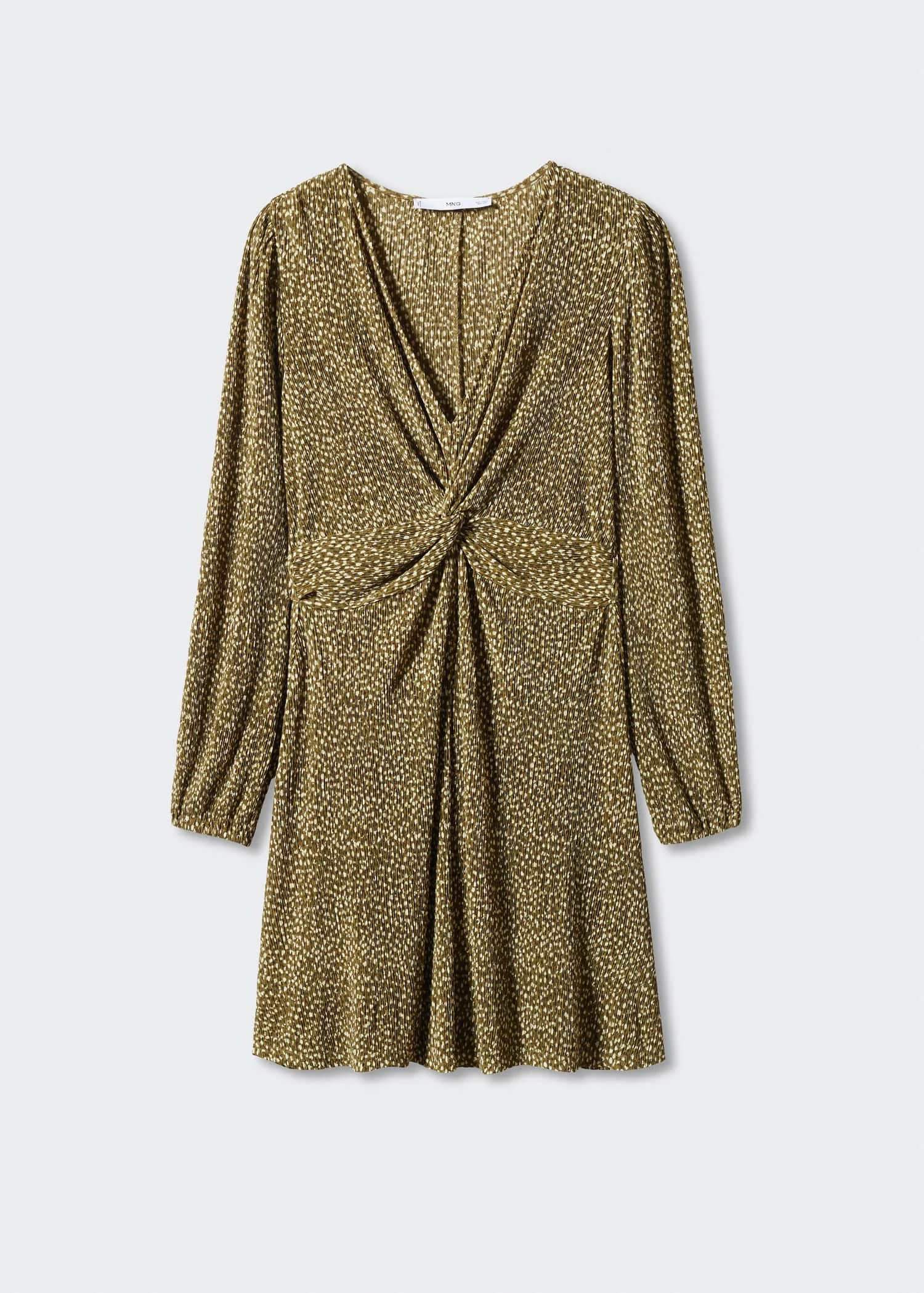 Robe Courte Imprimée Nœud 6 Robe Courte Imprimée Nœud – Image 6