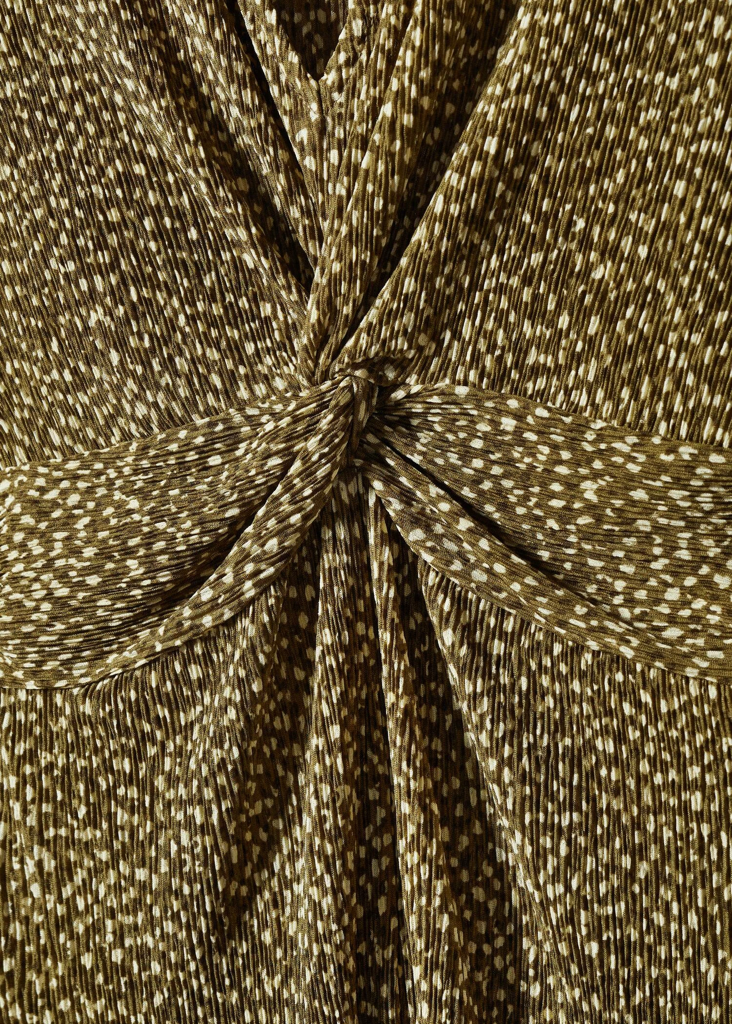 Robe Courte Imprimée Nœud 5 Robe Courte Imprimée Nœud – Image 5