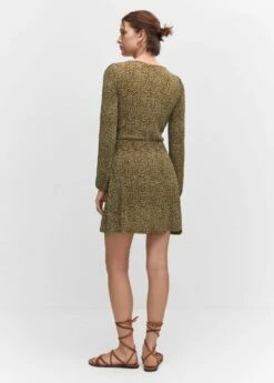 Robe Courte Imprimée Nœud 14 Robe Courte Imprimée Nœud -New Trendy Shop 57093799 37 R