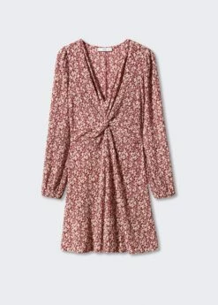 Robe Courte Imprimée Nœud 23 Robe Courte Imprimée Nœud -New Trendy Shop 57093799 76 B