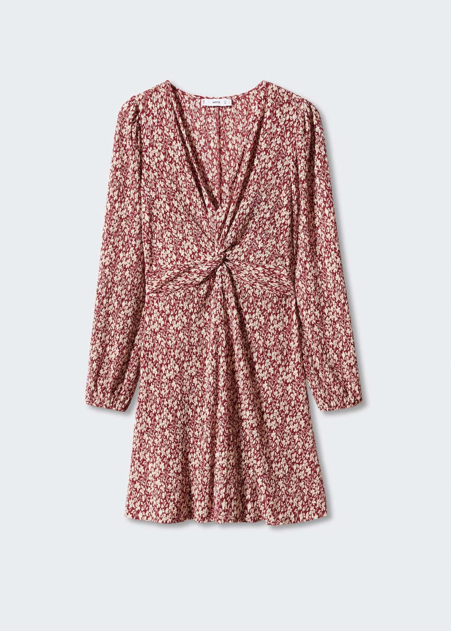 Robe Courte Imprimée Nœud 12 Robe Courte Imprimée Nœud – Image 12